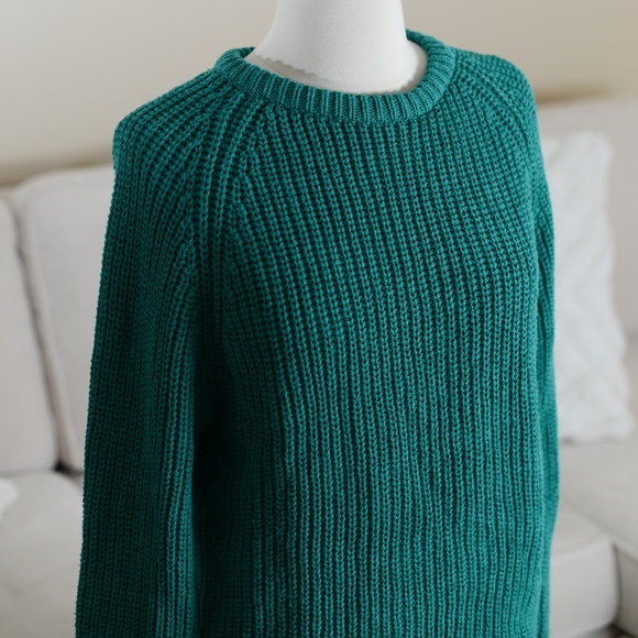 Vintage Nordstrom Pullover Sweater in Turquoise Green - Picture 3 of 8